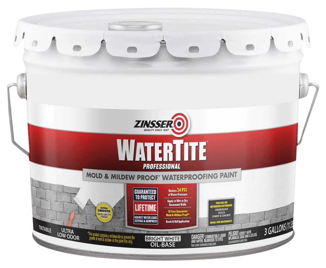 Zinsser WaterTite - Pintura impermeabilizante Anti Hongo y Moho