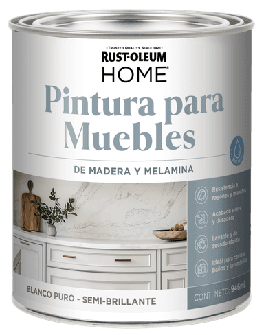 Pintura para muebles de Madera y Melamina Semi-Brillante