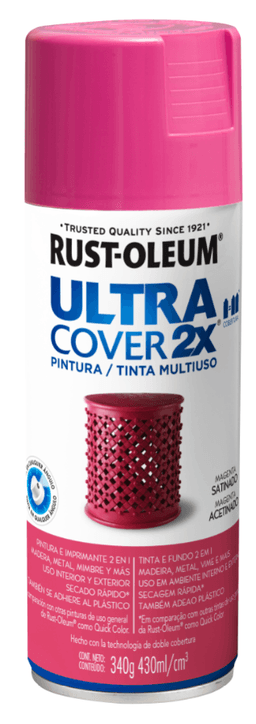 Ultra Cover 2X Pintura Multiuso en Aerosol Acabado Satinado