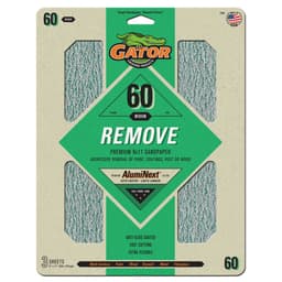 Gator Hojas de lijado de Oxido de Aluminio Premium de grano 60  Gator x 3 unidades