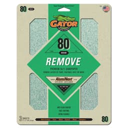 Gator Hojas de lijado de Oxido de Aluminio Premium de grano 80 x 3 unidades