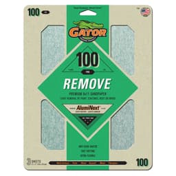 Gator Hojas de lijado de Oxido de Aluminio Premium de grano 100 x 3 unidades