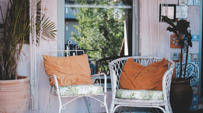 imagen de Ideas para exterior con pintura tizada