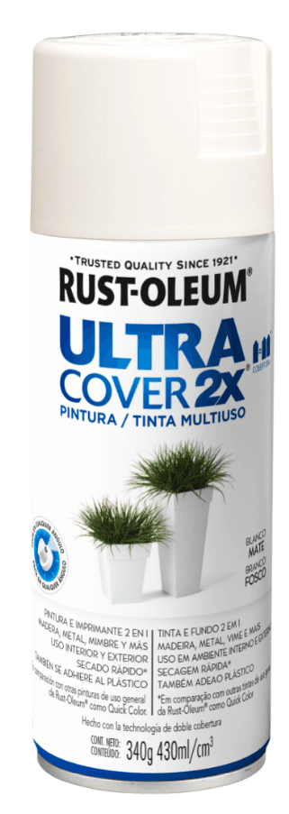 Ultra Cover 2X Pintura Multiuso en Aerosol Acabado Mate