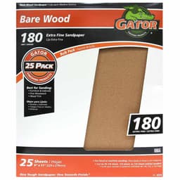  Gator Hoja de lija multipropósito de grano 180  x 25 unidades