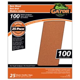 Gator Hoja de lija multipropósito de grano 100 x 25 unidades