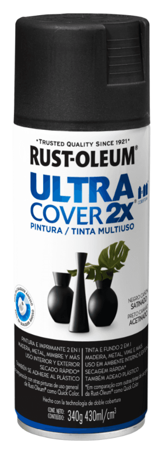 Ultra Cover 2X Pintura Multiuso en Aerosol Acabado Satinado