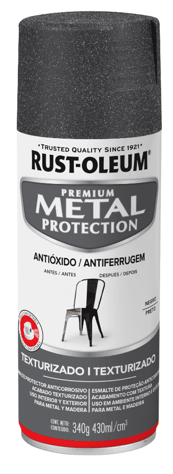 Esmalte anticorrosivo en aerosol texturado Metal Protection
