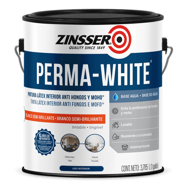 Zinsser Perma-White - Pintura Látex de Interior