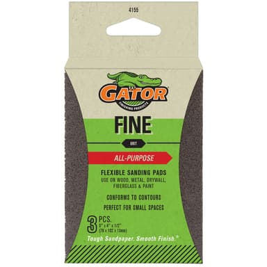Gator Almohadilla de lijado flexible de grano fino x 3 unidades