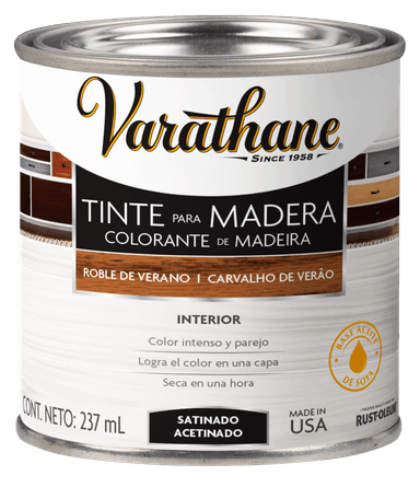 Tinte para madera satinado