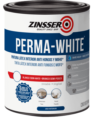 Zinsser Perma-White - Tinta Látex para Áreas Internas