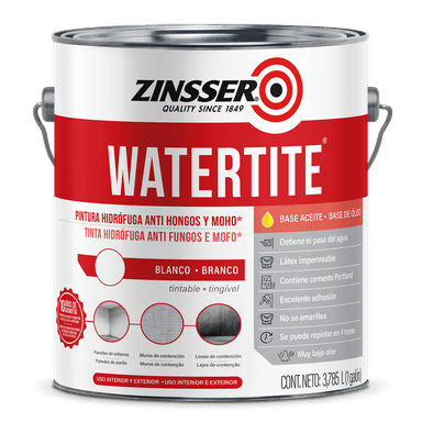 Zinsser WaterTite - Tinta Hidrofóbica Antifungos e Antimofo